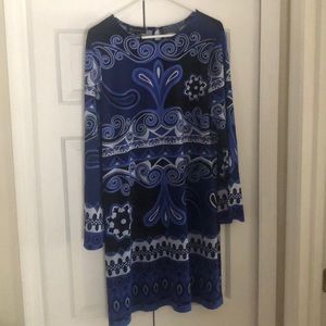 INC International Concepts dress XL Blue